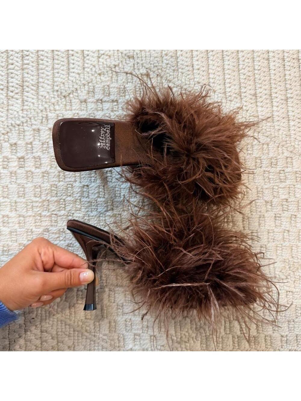 Jeffrey Campbell Chauffeur Sandal in Brown